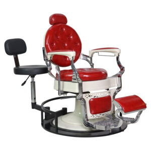 Περιστρεφόμενο σκαμπό που προσαρμόζεται σε πολυθρόνα κουρείου