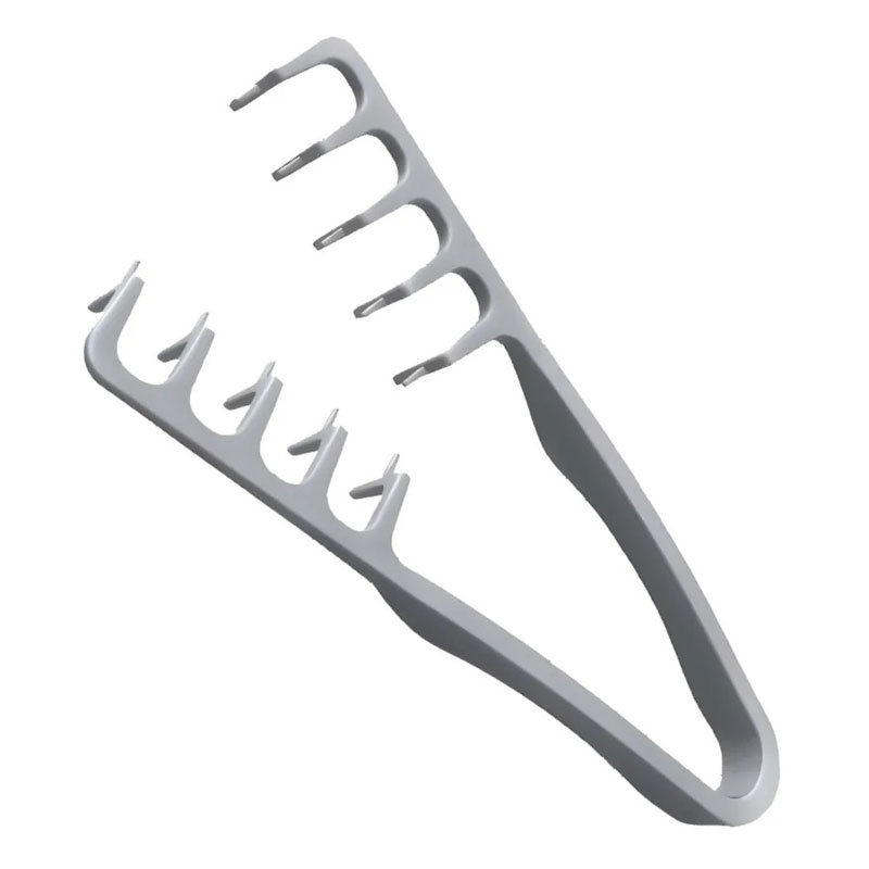 Χτένα Styling Plastic Mesh Γκρι